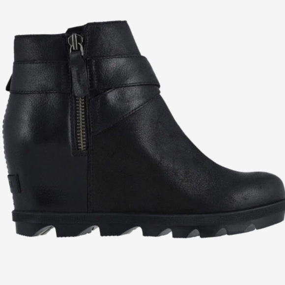 SOREL Joan of Arctic Wedge II Buckle Bootie Size 7.5 - Picture 4 of 10